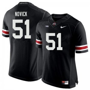 NCAA Ohio State Buckeyes Men's #51 Brett Novick Black Nike Football College Jersey ZJS2745RU